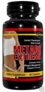 Metabo Extreme 60ct Diet Pills Thermo Fat Burner Lose  