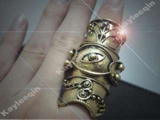 Knuckle Full Finger Medieval Joint Armour Ring Copper  
