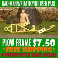 PLASTICVILLE PART FARM PLOW FRAME ONLY YELLOW FREE SHIP  