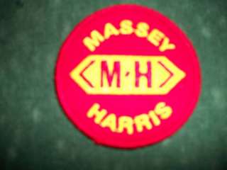 MASSEY HARRIS , IRON ON EMBROIDERED CLOTH PATCH, NEW  