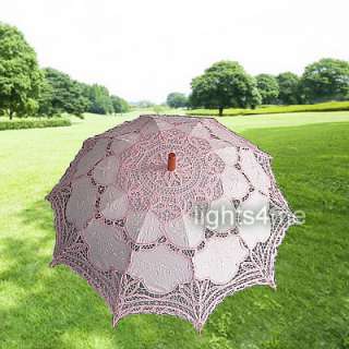 Hochzeit Rosa Lace Sonnenschirm Parasol umbrella