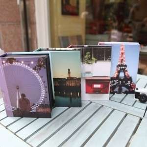   Travel Photo Album+Adhesive PVC Sleeves+Memory list(100 photos)  