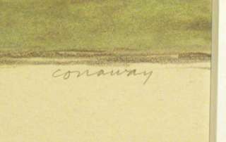 James Conaway Near Pella Hand Signed Original Painting on Paper Make 