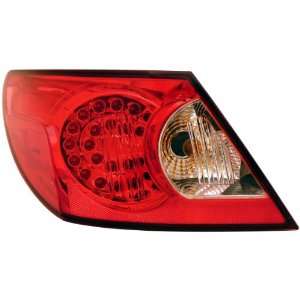 Anzo USA 321179 Chrysler Sebring LED Red/Clear Tail Light Assembly 