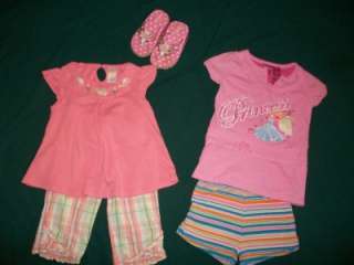 Little Girl 4T 5T Spring Summer Clothes Outfit Sandals Lot  