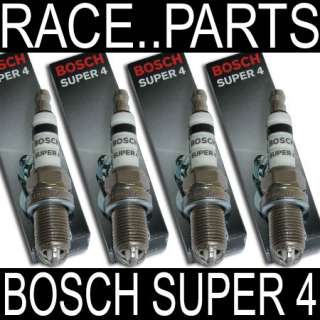 Bosch Super 4 Spark Plugs For Audi A3,A4,A6,S3,TT 1.8 T  