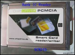 CHIPDRIVE® PCMCIA Pro SCR243 Smart Card For Bank IC  