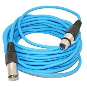 Seismic Audio   BLUE 25 Feet MICROPHONE CABLE New Colored 