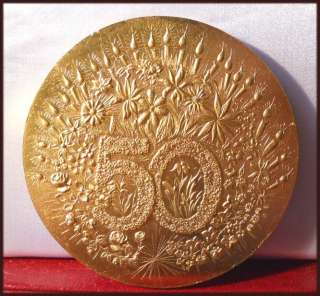 2002, médaille artistique, en bronze doré, 72mm, 180g env., par l 