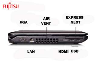 Fujitsu AH530 15.6” Pentium Dual Core Win7 Laptop  