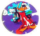 Looney Tunes Time Warp Glow In The Dark Tazo~Daffy Duck