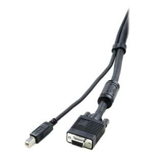  6ft USB/hddb15 Premium Shielded 2 in 1kvm Cable 