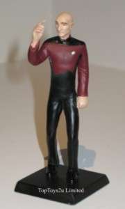 New GE Fabbri Star Trek Jean Luc Picard Figurine Figure  