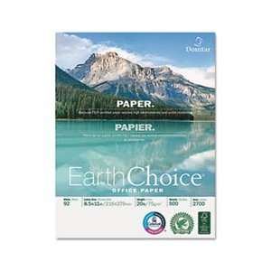  EarthChoice Office Paper, 92 Brightness, 20lb, 8 1/2 x 11 