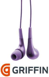 NEW GRIFFIN PURPLE SNARKPHONE CAPS IN EAR HEADPHONES EARPHONES 