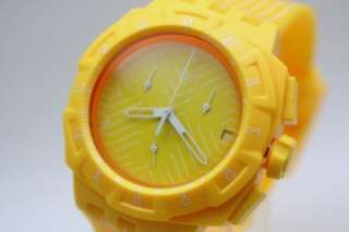   New Swatch Yellow Run Chrono Date Stop Watch SUIJ400