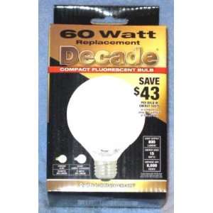  Feit Decade 15W / 60W 120V G30 Globe Soft White CFL Bulb 