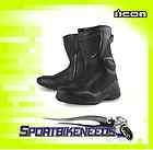 ICON Mens Superduty 4 Motorcycle Boots Size 10 US Color Black # 3403 