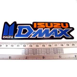 Isuzu D Max Emblem Car Reflective Light Sticker 1x5 BO  