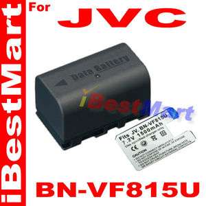 Digital Camera Data Battery Fit JVC BN VF815U GZ MG360 GZ MG730 V808 
