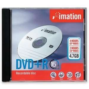  Imation 16x DVD+R Media. 1PK IMATION DVD+R 16X 4.7GB 