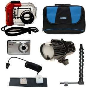  INTOVA Digital Waterproof Camera + Deluxe Kit Camera 