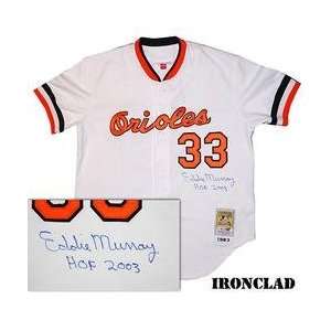 Ironclad Baltimore Orioles Eddie Murray Signed 1983 Orioles Jersey w 