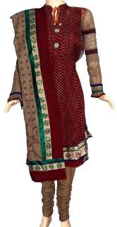 Indian Designer Handmade kundan work Salwar Kameez Suit  