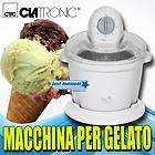 MACCHINA PER GELATO GELATIERA CLATRONIC IMC3225 PER SORBETTO YOGURT 