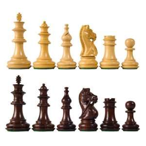   Fianchetto Series Wood Chess Pieces 4 King   Rosewood Toys & Games