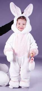 Hippity Hop, here he comes Super soft plush bunny costume. Includes 