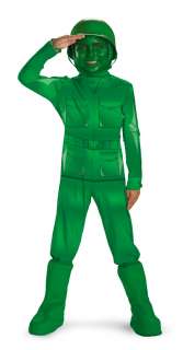 Toy Story   Green Army Man Deluxe Child Costume   Includes jumpsuit 