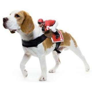 Jockey Dog Rider Pet Costume   Includes Harness and saddle with a 