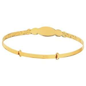  Baby Bangle Bracelet 14KTGF Gold   1.75x 1.75 Baby
