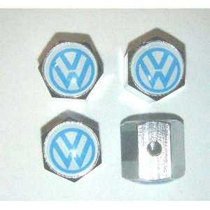    VW Volkswagen Anti theft CAR Wheel Tire Valve Stem Caps Automotive