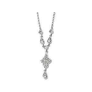   in 14k White Gold With Diamond Cluster Designs   FREE Chain Jewelry