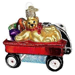  Old World Christmas Toy Wagon Ornament