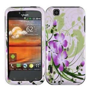   myTouch E739 Cell Phone Green Lily Protective Case Faceplate Cover