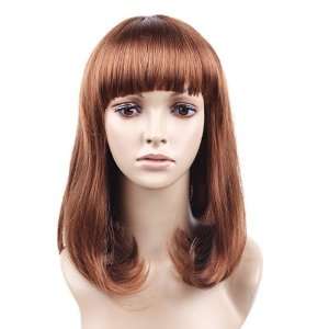   Brown Straight Synthetic Hair Wig/wigs for Women Multi long Beauty