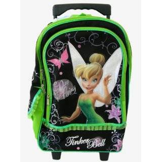   Tinker Bell Luggage   Full size Tinker Bell Wheeled Rolling Backpack