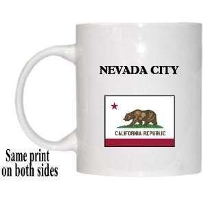  US State Flag   NEVADA CITY, California (CA) Mug 