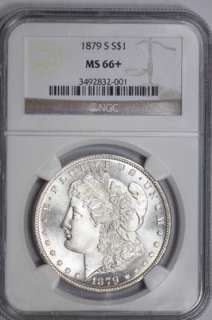 1879 S Morgan Silver Dollar MS66+ NGC United States Mint Coin  