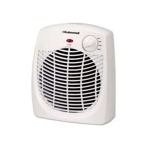  LAKPH15 Personal Fan Forced Heater/Fan, White, 9.75w x 5d 