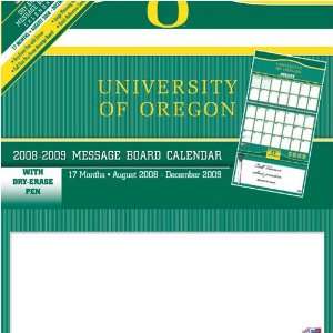   Oregon Ducks NCAA 17 Month Message Board Calendar