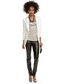    GUESS Pants, Faux Leather Skinny  