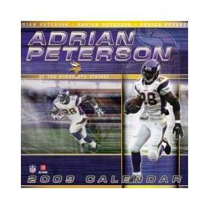   2009 NFL Monthly 12 X 12 PLAYER WALL CALENDAR