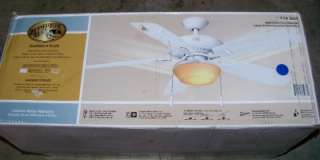 Hampton Bay Gazebo II 52 in. Indoor/Outdoor White Ceiling Fan 114024 