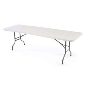  8 foot Portable Folding Table with Comfort Handle Grip, 29 