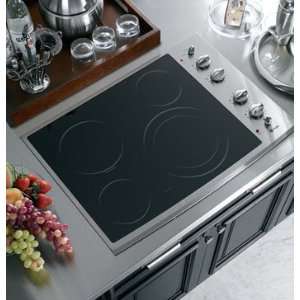 com GE Profile PP912SMSS 30 Built In CleanDesign Electric Cooktop 