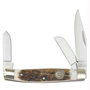  Colt 3 Blade Stockman, Stag Handle, 3.38 in. Sports 